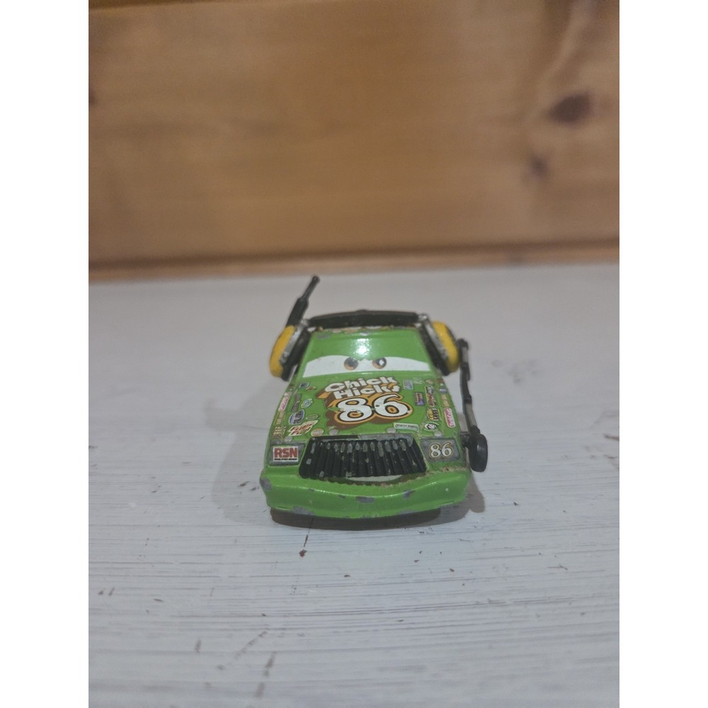 Disney Pixar Cars Diecast Vehicle Chick Hicks 86 Headset Pit Crew Toy Mattel